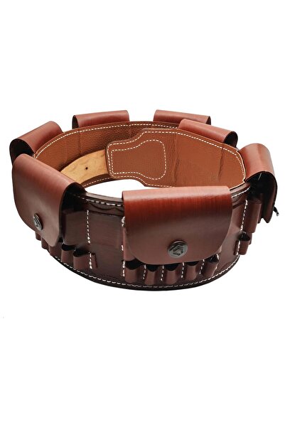 Aresoutdoors Yivli 7.62mm Fişekler Için Kapaklı Tip Bel Fişekliği Kütüklük Av...