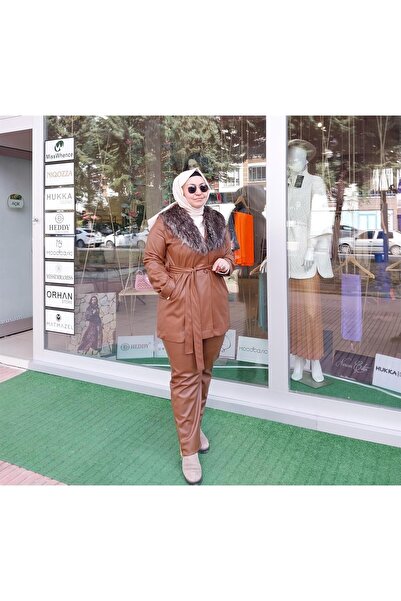 HEDDY NURCAN ÇETİN YAKASI ÇIKABİLİR KÜRKLÜ KAP TABA 20329