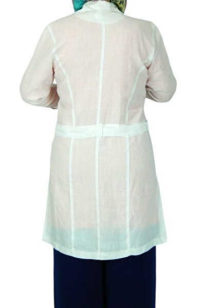 Akra Women's Belted Linen Tunic Efl3176