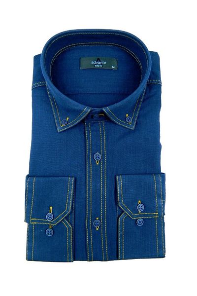 ADVANTE Мъжка ленена риза Slim Fit Bgl-st00143