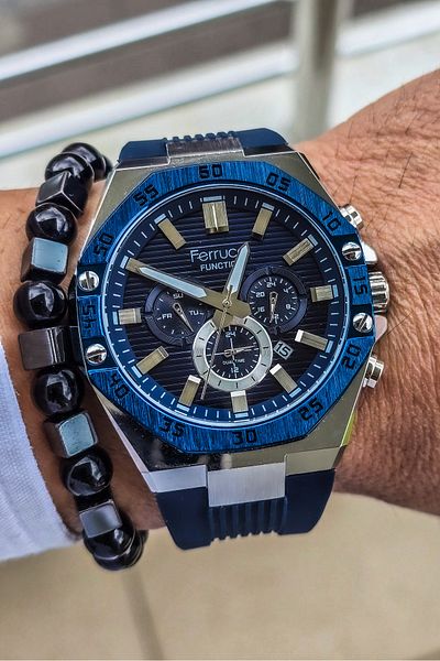 Ferrucci Men's Wristwatch, All Functions Active, 2 years Warranty, Waterproof