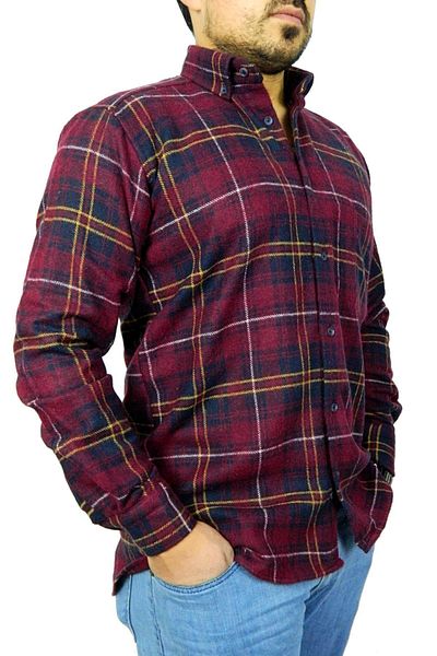 REHALLİ Мъжка памучна риза Lumberjack с нормална кройка Bgl-st00813