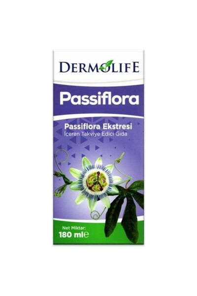 Dermolife Passiflora Ekstresi Takviye Edici Gıda 180 ml
