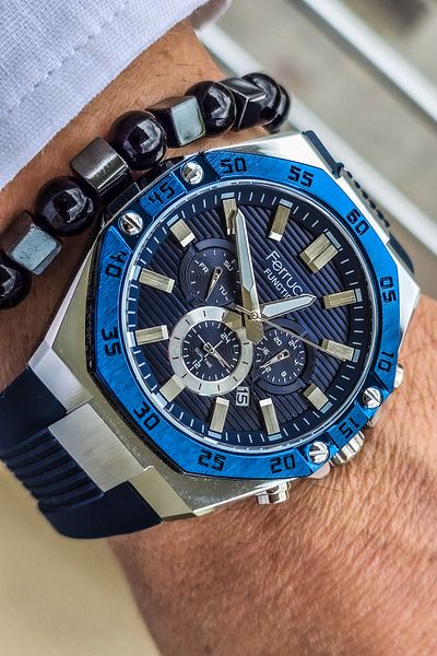 Ferrucci Men's Wristwatch, All Functions Active, 2 years Warranty, Waterproof