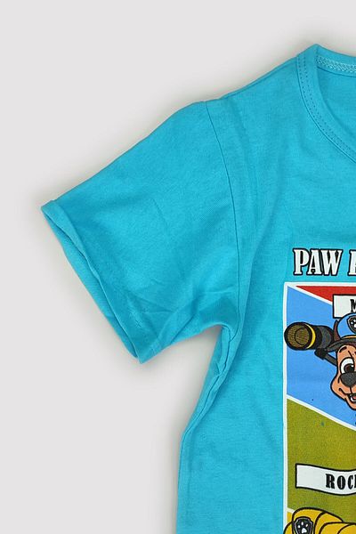 Peki Cumpărați 5 Obțineți 4 Set de vară pentru băieți din bumbac pieptănat 70% bumbac cu imprimeu Paw Patrol 14696