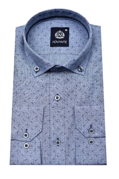 ADVANTE Мъжка риза с дълъг ръкав Slim Fit Bgl-st01713