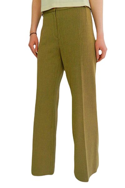 PROTO Women's Fabric Trousers Normal Waist Classic Bgl-st01367