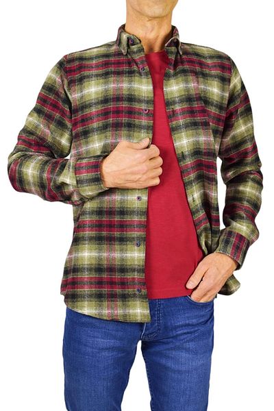 ADVANTE Мъжка риза Slim Fit на каре Lumberjack Bgl-st01711