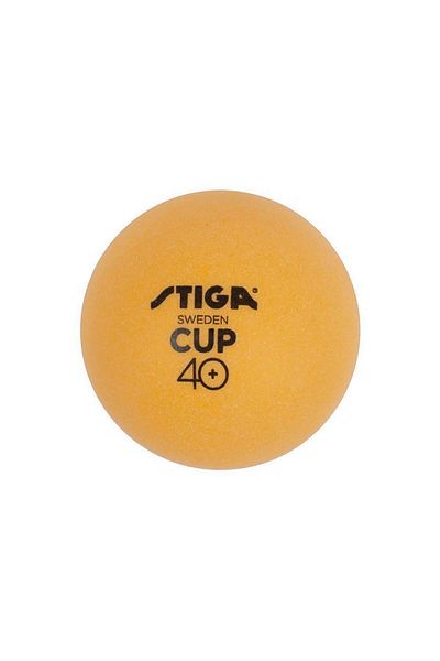 STIGA Cup 40+ 6 Pack Entertainment Table Tennis Ball Ping Pong Orange