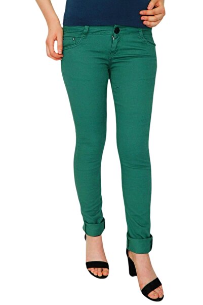 BIGSIE Ženske platnene pantalone Nizak struk Tt001675