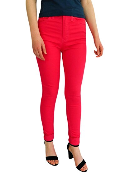 PİNK Ženske pantalone Visok struk Bgl-st01399