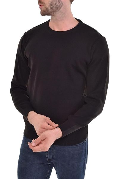 RUBB JEANS Мъжки трикотажен пуловер с нулева яка Bgl-st01662