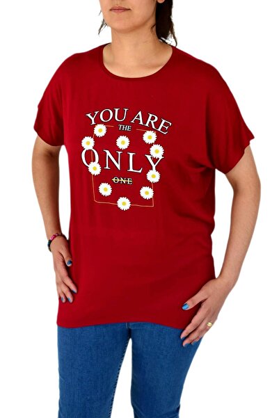 BAGLAN Ženska majica sa okruglim izrezom Štampano Bgl-st01975