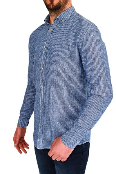 DYNAMO Ανδρικό αθλητικό πουκάμισο Silim Fit 9950 Bgl-st01842