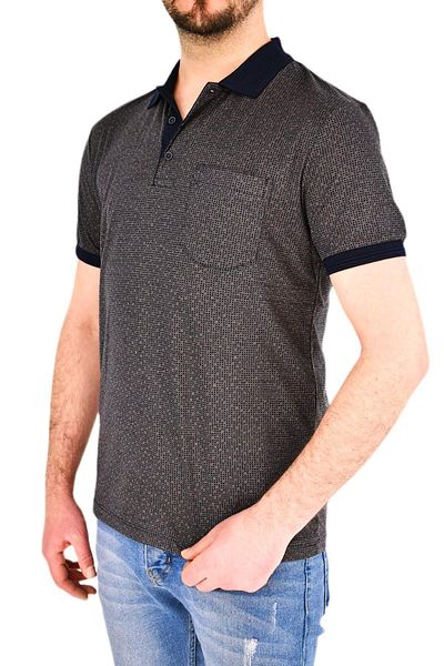 naykı Men's Polo Neck T-Shirt with Pockets Bgl-st01945