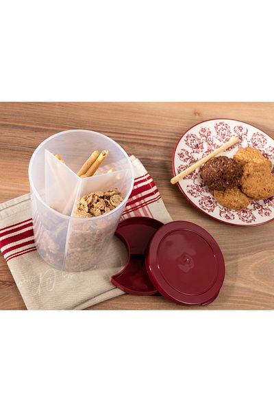 Madame Coco Wesley 3 - Carmen Red Compartment Food Container