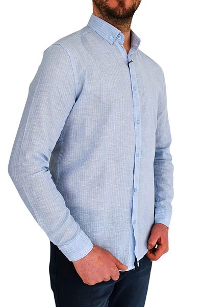 DYNAMO Men's Sports Shirt Silim Fit 9950 Bgl-st01842