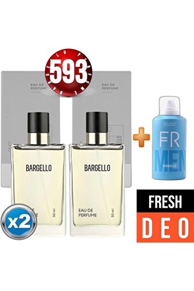 Bargello Parfüm 593x2(2adet) Fresh Bay 50 Ml + Fresh Deodorant Bay 150 Ml