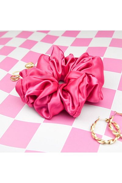 Donna Liberta New Season Γυναικείο Satin Scrunchie - Σειρά κλιπ μαλλιών