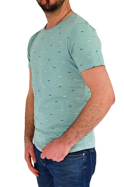 DYNAMO Men's Crew Neck T-Shirt T-768 Bgl-st01834