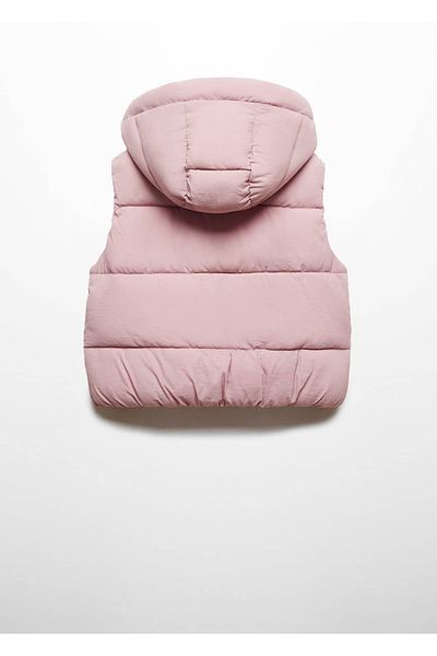 MANGO Kids Steppweste mit Kapuze