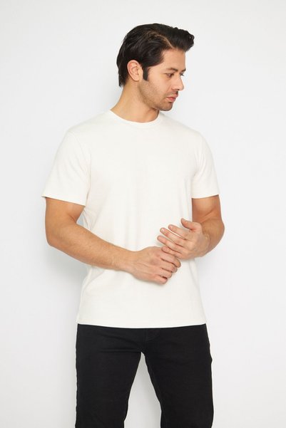 Black project T-shirt İnce Ribana Kumaş