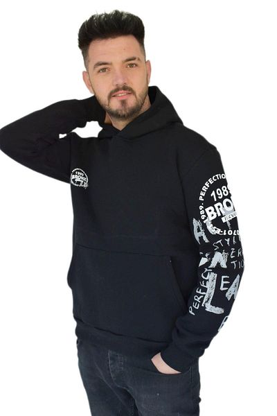 DYNAMO Ανδρικό φούτερ Oversize με κουκούλα 6738 Bgl-st02311