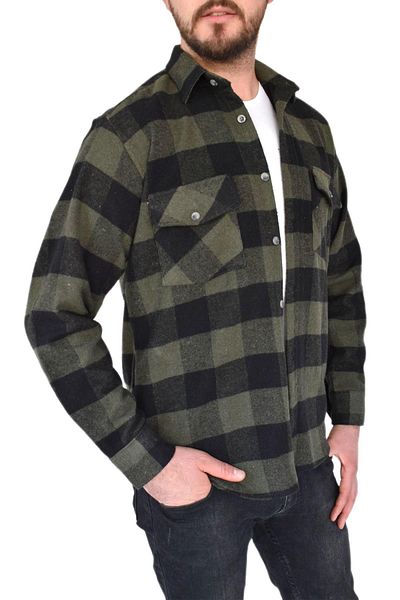 wolente Мъжка риза Lumberjack с двоен джоб и капак, стандартна кройка, Bgl-st02338