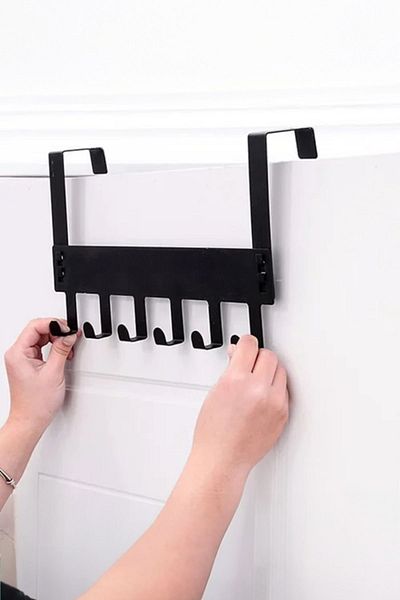 3art Metal باب معدني على الطراز الأمريكي - شماعة خلفية حديدية مزخرفة