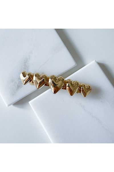 CHARMLUCKY Heart and Heart Metal Automatic Buckle