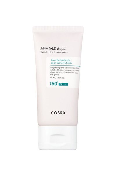 Cosrx ALOE 54.2 AQUA Tone-Up opalovací krém - opalovací krém na vodní bázi (50 ml)