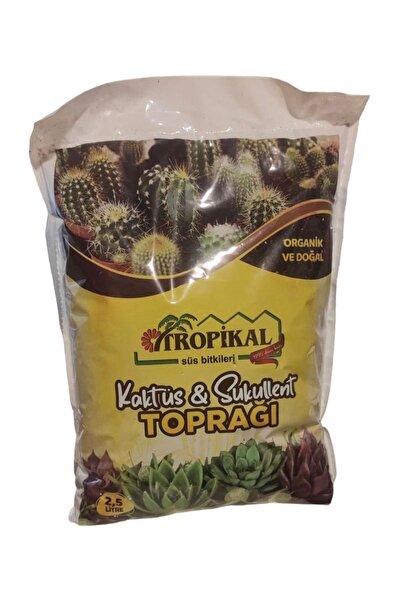 TROPİKAL Kaktüs Ve Sukulent Bitki Toprağı 2,5 Lt