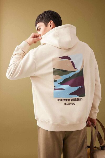 DeFacto Erkek Krem Sweat - B4099ax/er42