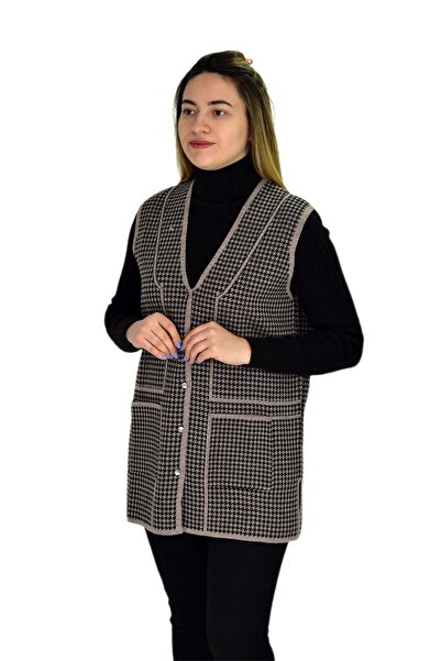 CAPTURE Жіночий трикотажний жилет з кишенями BGL-ST03347