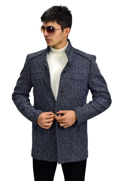 DYNAMO Men's Judge Collar Stamp Coat 9005 BGL-ST03244
