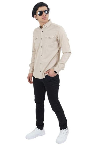 DYNAMO Men's Sports Shirt Silim Fit 9604 BGL-ST03042