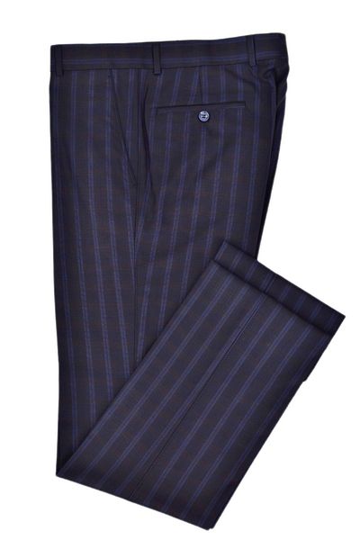 KAMER Ανδρικό καρό υφασμάτινο παντελόνι Silim Fit KM-009588