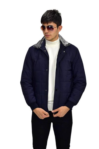 DYNAMO Men's Plus Size Sports Plush Collar Coat M3096 BGL-ST03243