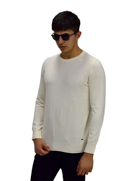 Raymons Men's Sports Plain Crew Neck Sweater R22920 BGL-ST03182