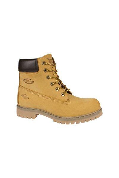 Scooter Su Geçirmez Hakiki Deri Sarı Erkek Bağcıklı Bot M4080nsa