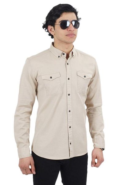 DYNAMO Men's Sports Shirt Silim Fit 9604 BGL-ST03042