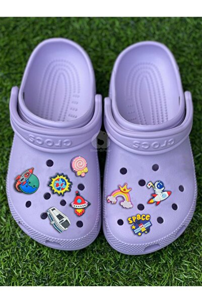 BearPear Crocs Terlik Süsü 8'li Gezegen Set Jibbitz 8 adet