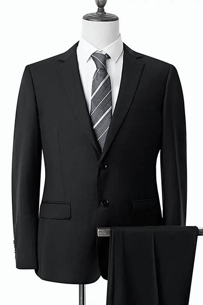 Presto Men's Plus Size Double Slit 4 Drop Suit 555 BGL-ST03488