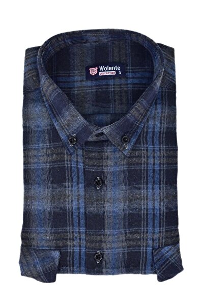 wolente Чоловіча бавовняна зимова сорочка з двома кишенями та капюшоном BGL-ST03162