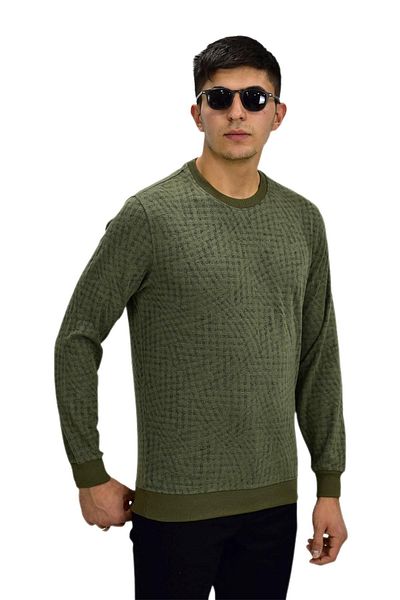 Raymons Мъжки спортен суитшърт с кръгло деколте R2264 BGL-ST03186