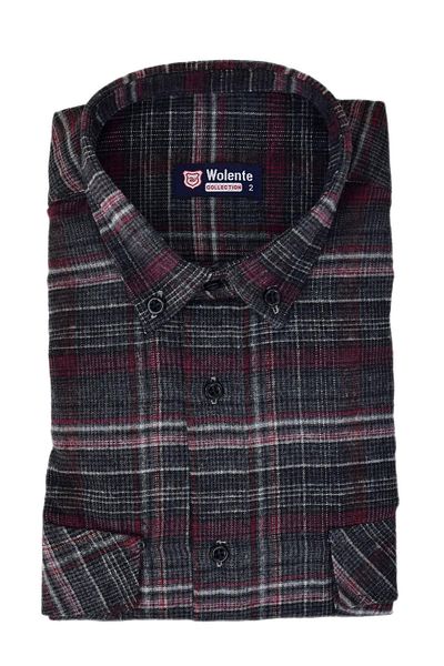 wolente Men's Cotton Winter Double Pocket Flap Shirt BGL-ST03166