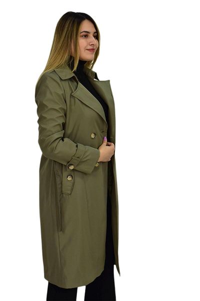 ressam Women's Belted Trench Coat K3064 BGL-ST03286