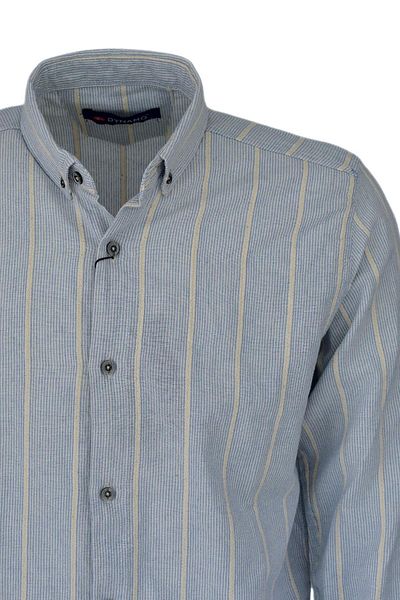 DYNAMO Men's Cotton Summer Long Sleeve Shirt 9628 BGL-ST03738