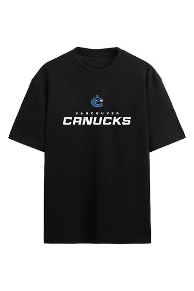BA Sportswear NHL Vancouver Canucks Ice Hockey Oversize T-Shirt