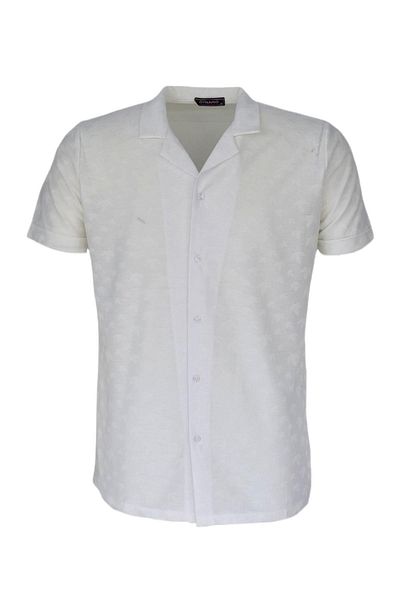 DYNAMO Men's Apache Collar Short Sleeve T-Shirt 9973 BGL-ST03744